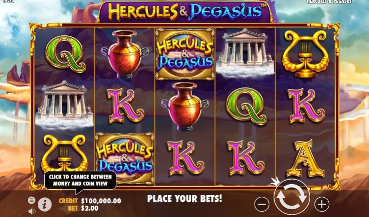 Hercules and Pegasus Pragmatic Play 168slotxo