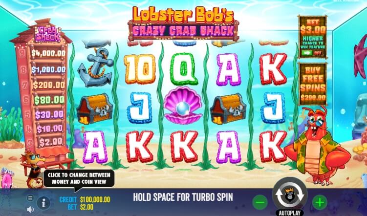 Lobster Bobs Crazy Crab Shack Pragmatic Play 168slotxo