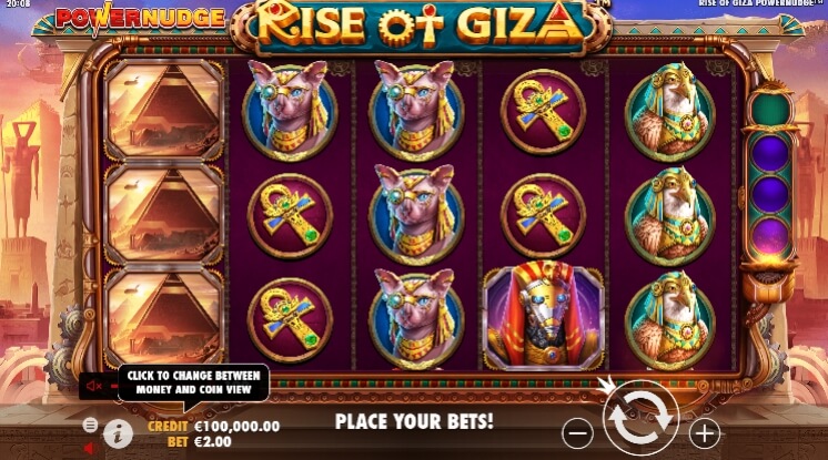 Rise of Giza PowerNudge Pragmatic Play 168slotxo
