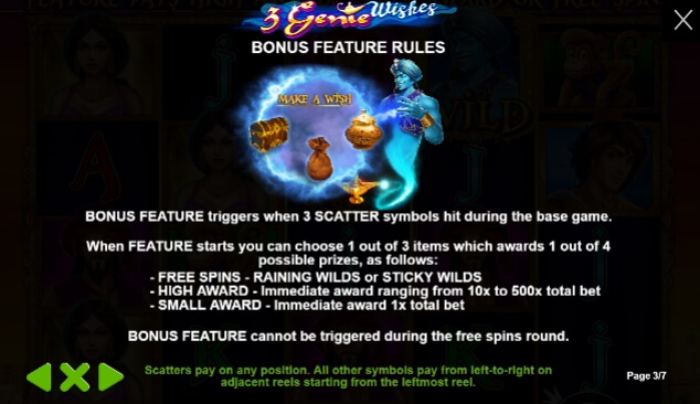 3 Genie Wishes Pragmatic Play slotxo auto