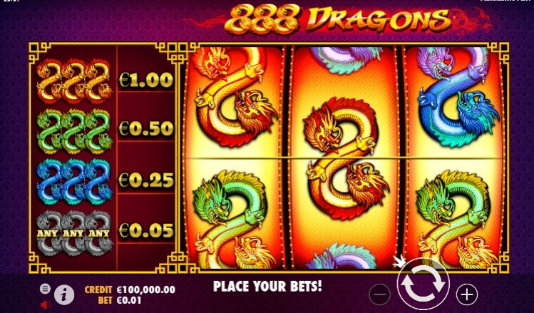 888 Dragons Pragmatic Play slotxo