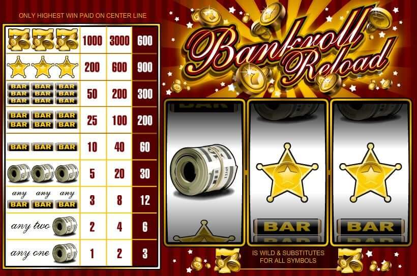 Bankroll Reload 5 Lines สล็อตค่าย Pragmatic Play - SLOTXO เว็บตรง