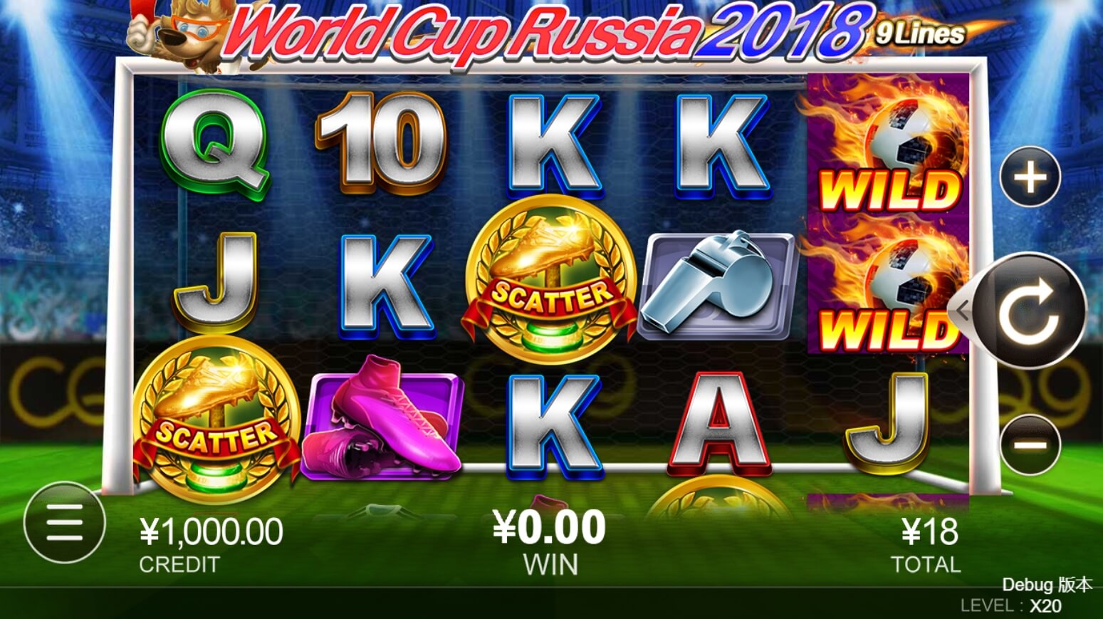 World Cup Russia2018 CQ9 สล็อต xo