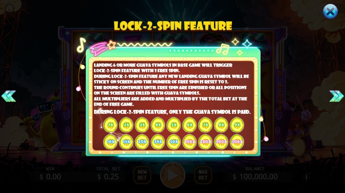 Crazy Guava Lock 2 Spin Ka-gaming slotxo mobile