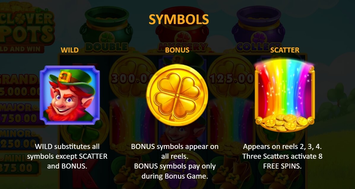 3 Clover Pots ค่าย booongo เว็บ สล็อต เว็บตรง SLOTXO จาก slotxo555