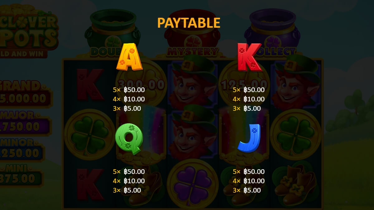 3 Clover Pots ค่าย booongo เว็บ สล็อต เว็บตรง SLOTXO จาก slotxo666