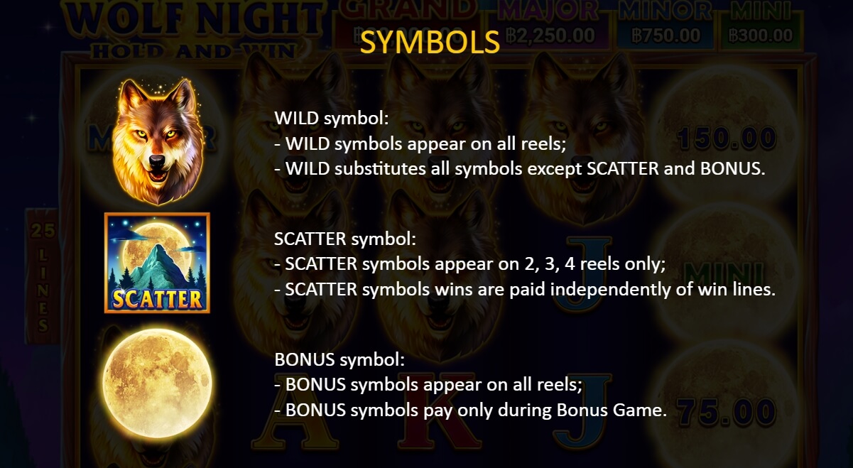 Wolf Night ค่าย booongo เว็บ สล็อต เว็บตรง SLOTXO จาก slotxo เติม true wallet