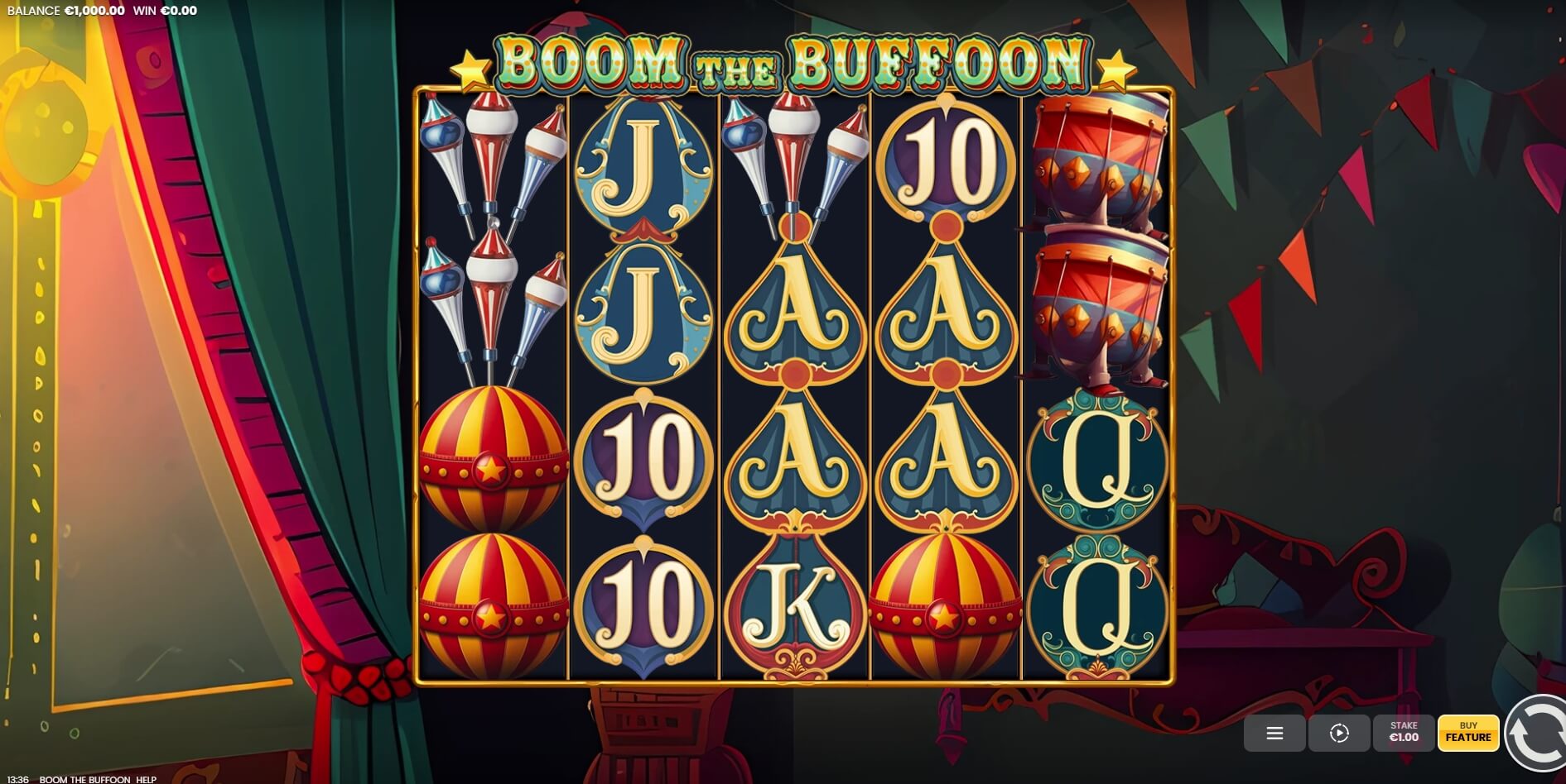 Boom the Buffoon ค่าย Octoplay จากเว็บ เกม สล็อต xo