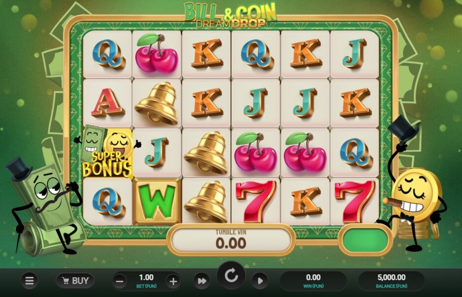 Bill & Coin Dream Drop ค่าย Relax Gaming จากเว็บ slotxo168