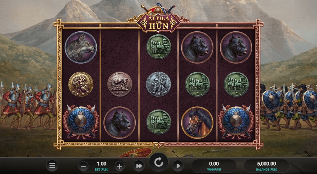Attila The Hun ค่าย Relax Gaming จากเว็บ 168slotxo