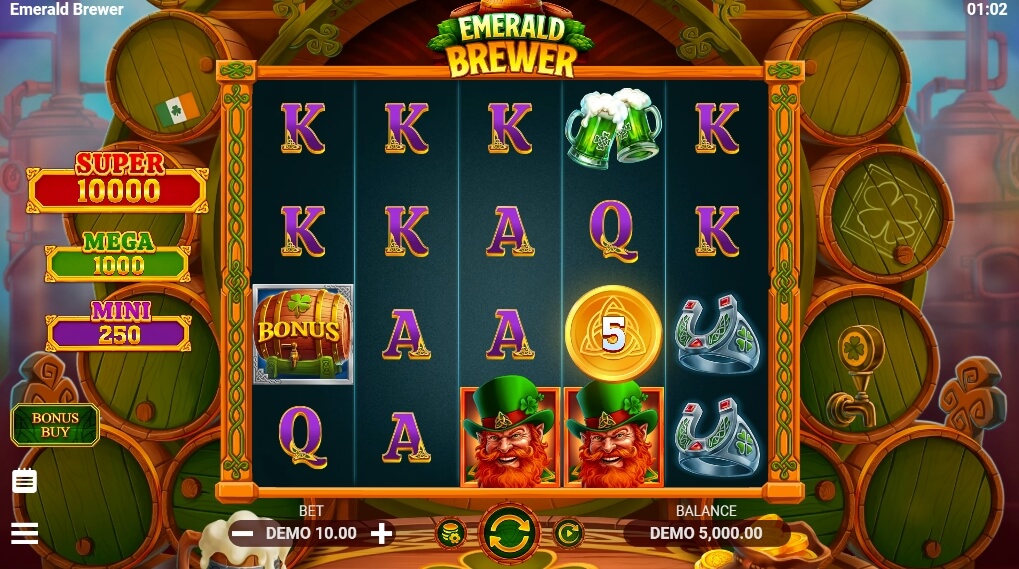 Emerald Brewer เกมสล็อต ค่าย EVOPLAY เว็บ สล็อต XO เว็บตรง