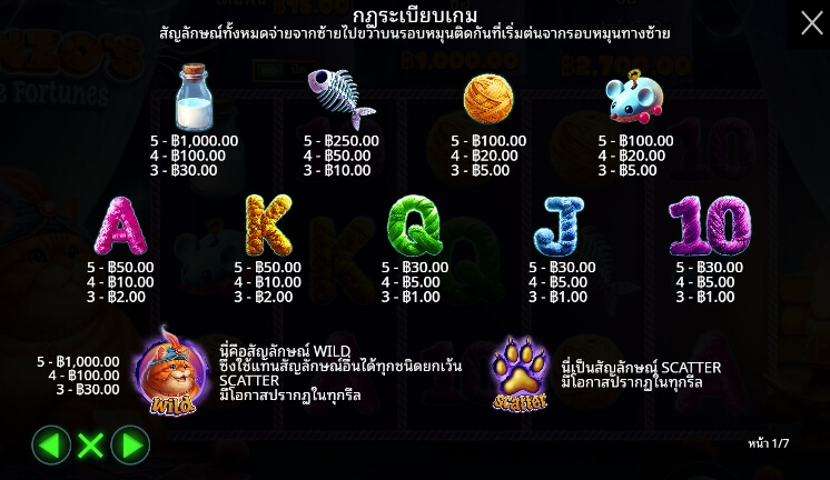Fonzo’s Feline Fortunes ค่ายเกม Pragmatic Play จากทาง slotxooz1688