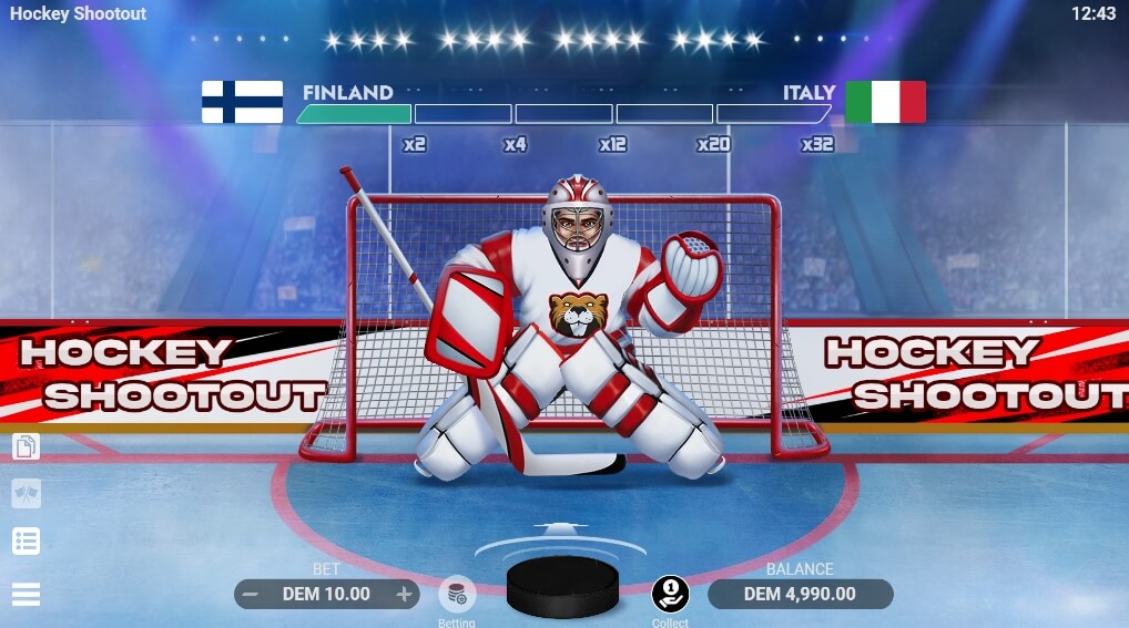HOCKEY SHOOTOUT เกมสล็อต ค่าย EVOPLAY slotxo 789