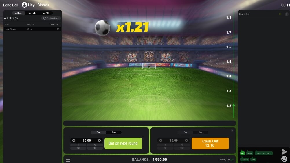 Long Ball เกมสล็อต ค่าย EVOPLAY slotxo 666