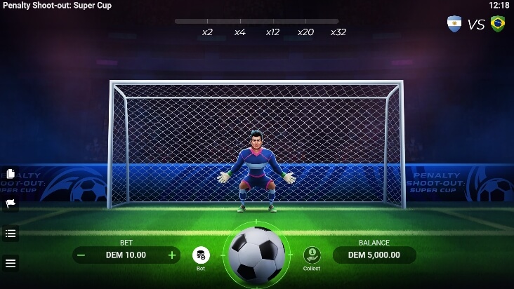 Penalty shoot-out Super Cup เกมสล็อต ค่าย EVOPLAY เว็บแท้ slot 168