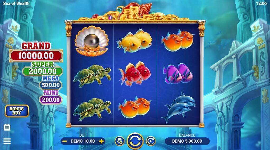 Sea of Wealth เกมสล็อต ค่าย EVOPLAY slotxo xo