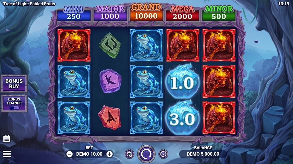 TREE OF LIGHT FABLED FRUITS เกมสล็อต ค่าย EVOPLAY เว็บ slotxo 24 hr