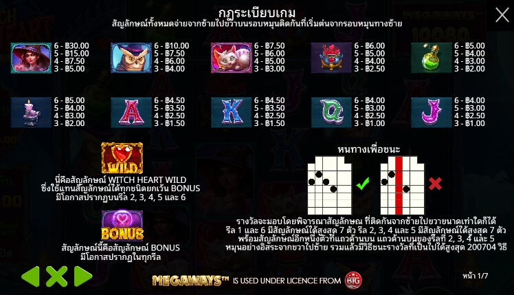 Witch Heart Megaways ค่ายเกม Pragmatic Play จากทาง สล็อต XO