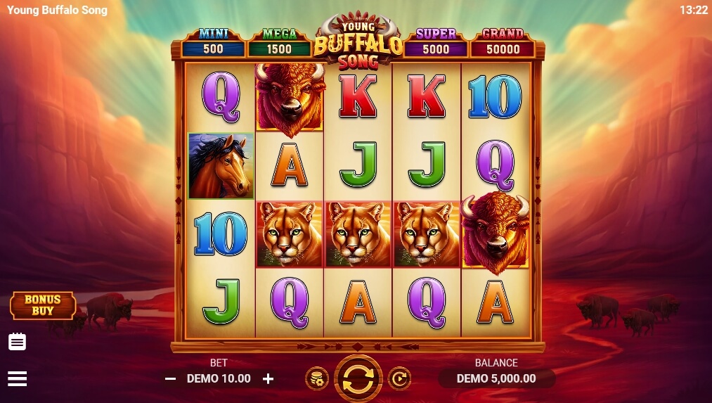 YOUNG BUFFALO SONG เกมสล็อต ค่าย EVOPLAY เว็บ slotxooz1688