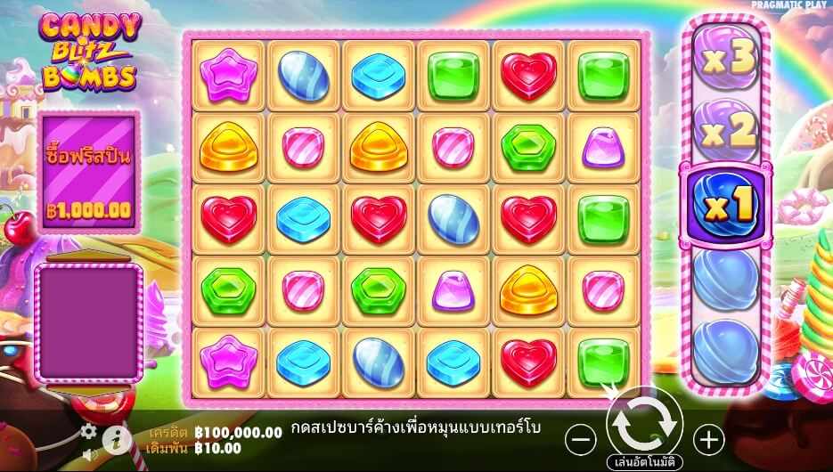 Candy Blitz Bombs ค่ายเกม Pragmatic Play จากทาง slotxoth