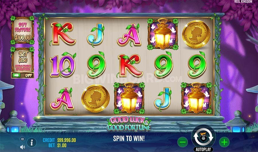 Good Luck & Good Fortune ค่ายเกม Pragmatic Play จากทาง slotxo 24 hr