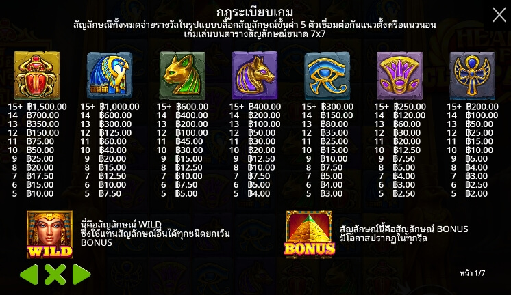 Heart of Cleopatra ค่ายเกม Pragmatic Play จากทาง slotxooz1688