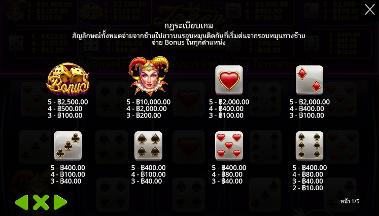 Joker Jewels Dice ค่ายเกม Pragmatic Play จากทาง slotxooz1688