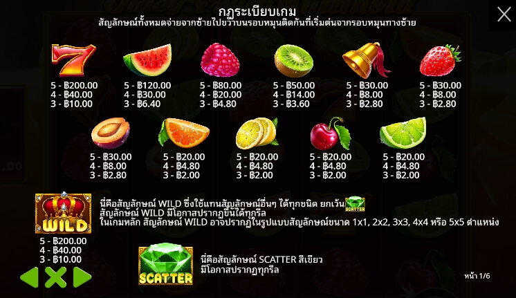 Juicy Fruits Multihold ค่ายเกม Pragmatic Play จากทาง slotxo 678