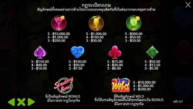 Strawberry Cocktail ค่ายเกม Pragmatic Play จากทาง slotxo 168
