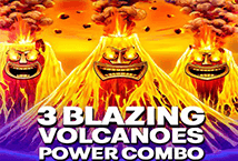 3-Blazing-Volcanoes-Power-Combo จากค่าย Microgaming เว็บ SLOTXO