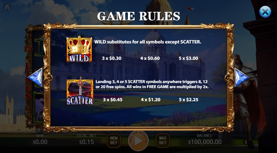 Arthurian Legend สล็อต เว็บตรง KA Gaming slotxo789