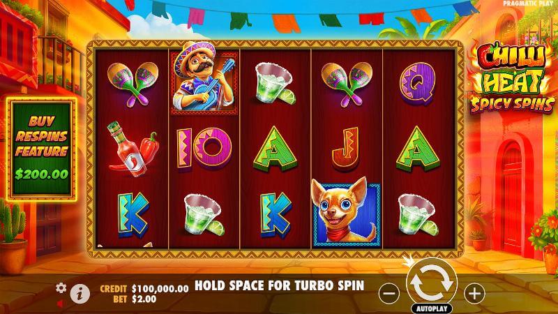 Chilli Heat Spicy Spins เว็บเกมสล็อต Pramatic Play Slotxo168
