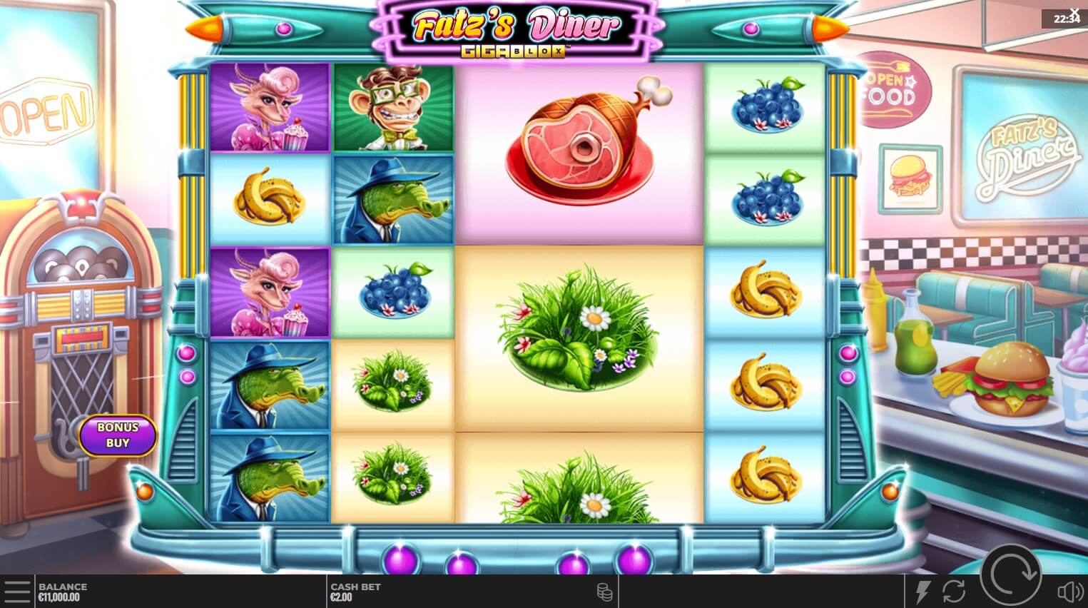 Fatz’s Diner GigaBlox สล็อต เว็บตรง Yggdrasil สล็อต XO