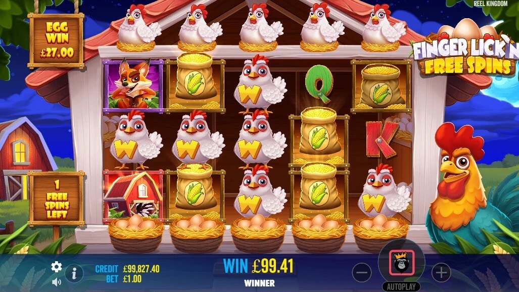 Finger Lick’n Free Spins ค่ายเกม Pragmatic Play จากทาง slotxo เว็บตรง