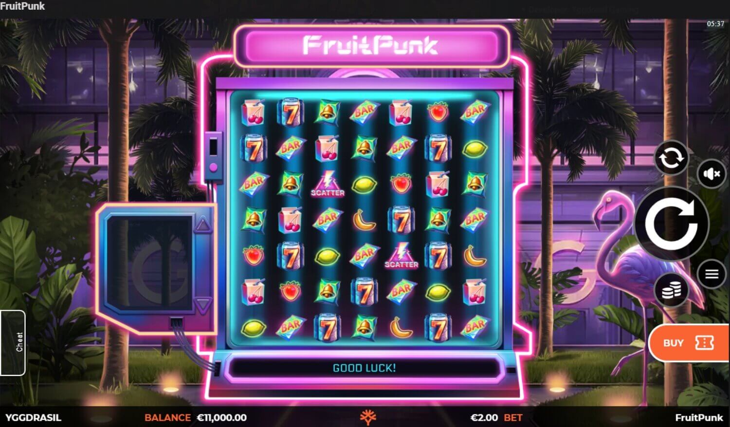 FruitPunk สล็อต เว็บตรง Yggdrasil slotxoth