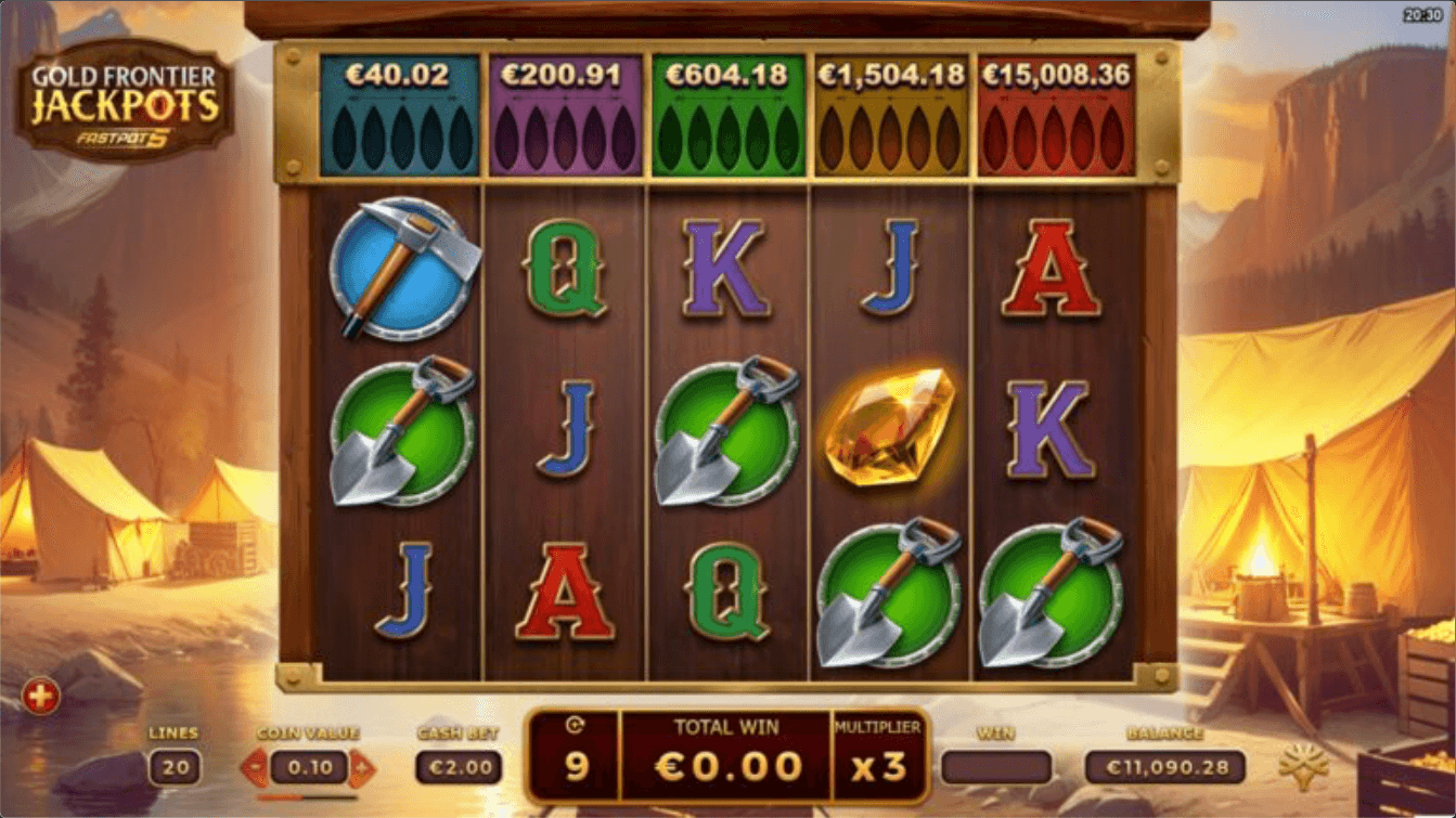 Gold Frontier Jackpots FastPot5 สล็อต เว็บตรง Yggdrasil slotxooz1688