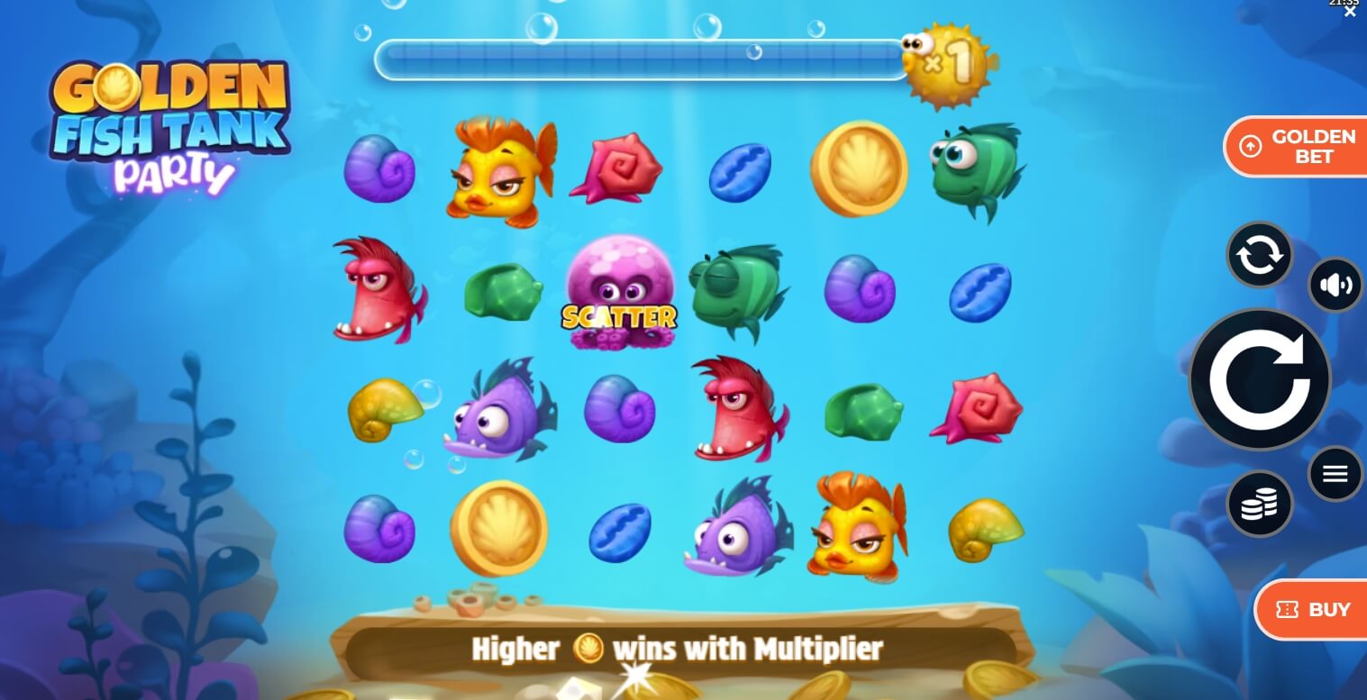 Golden Fish Tank Party สล็อต เว็บตรง Yggdrasil slotxo xo