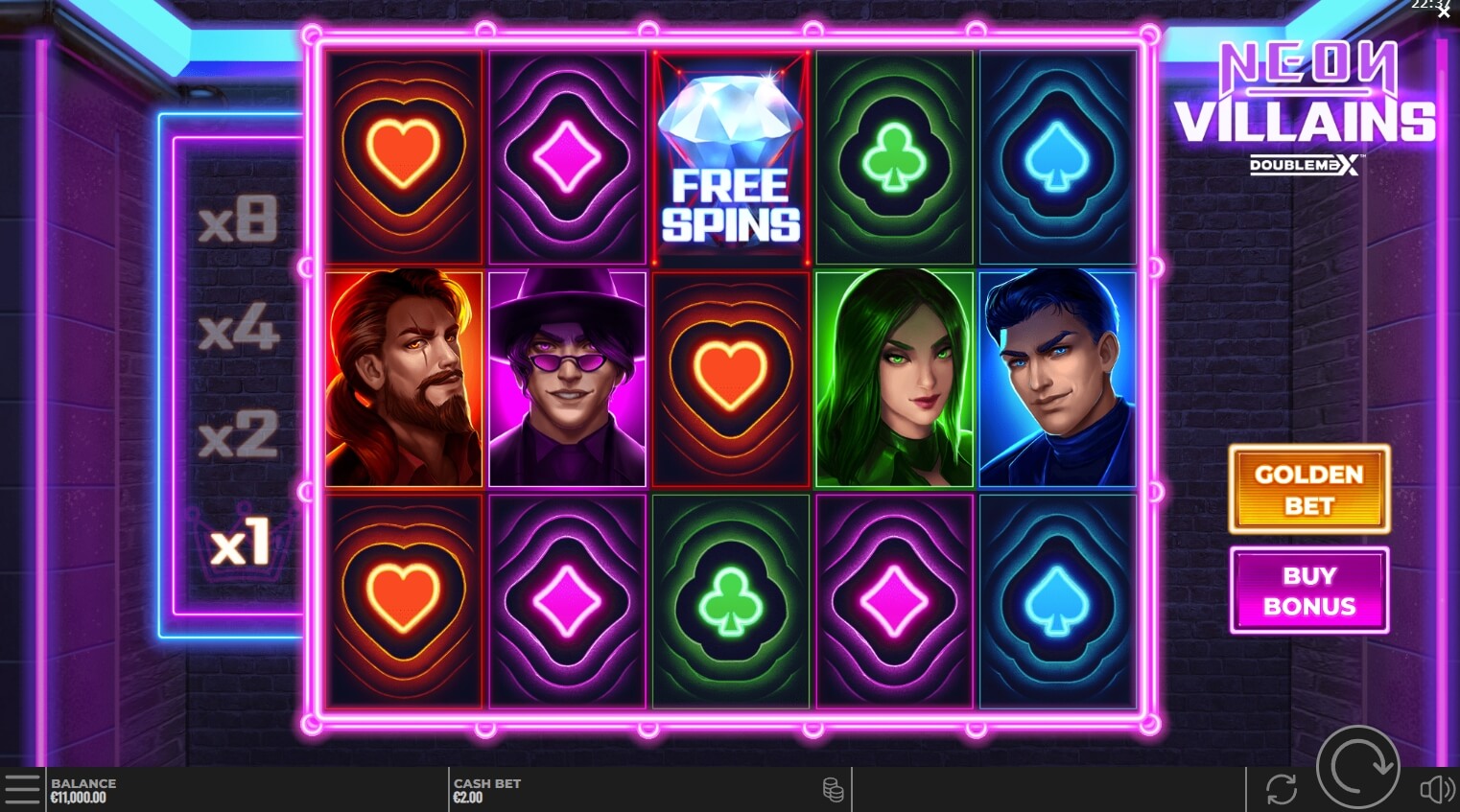 Neon Villains DoubleMax สล็อต เว็บตรง Yggdrasil slotxoth