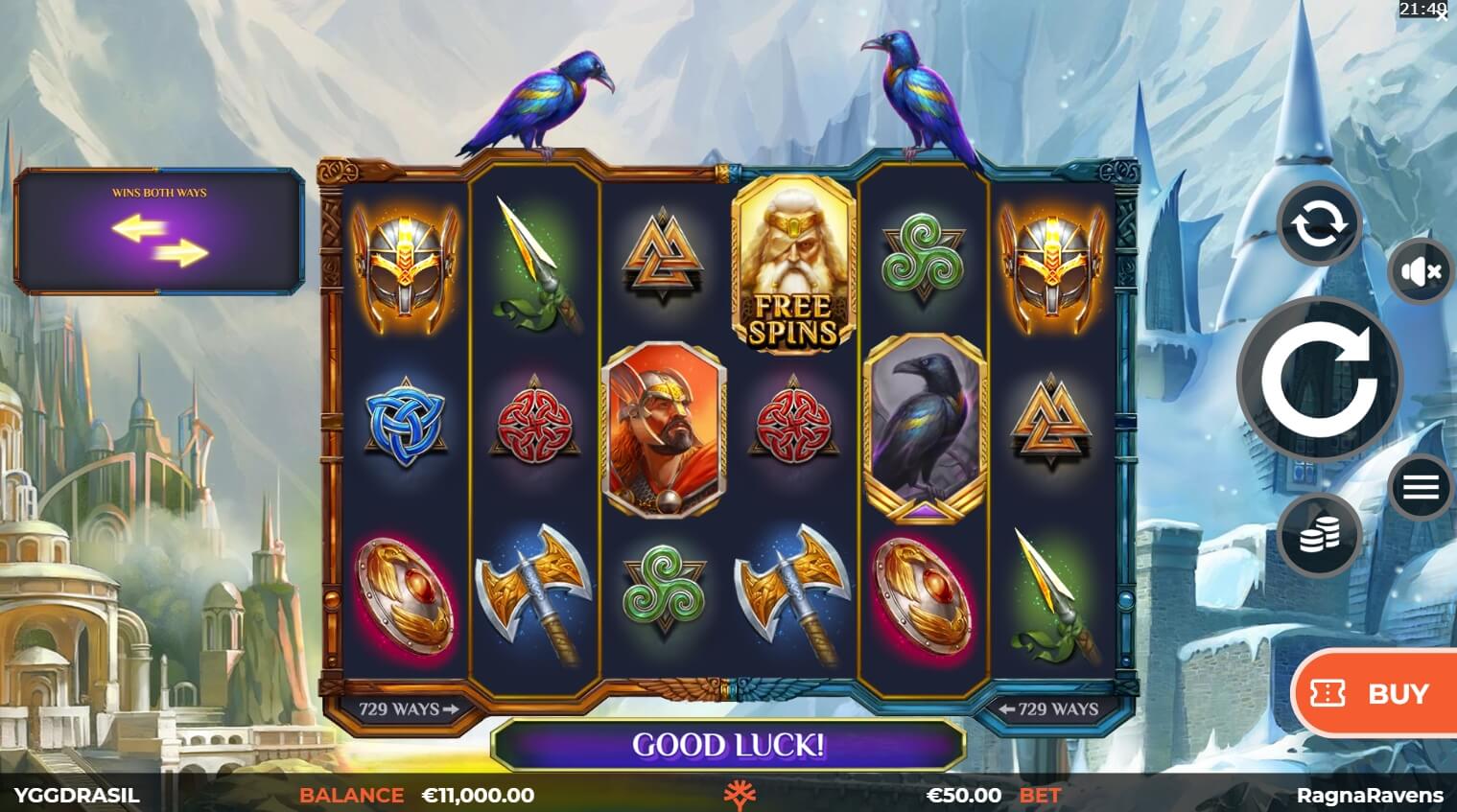 Ragnaravens WildEnergy สล็อต เว็บตรง Yggdrasil slotxooz1688