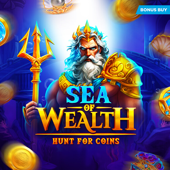 SEA OF WEALTH HUNT FOR COIN เกมสล็อต ค่าย EVOPLAY เว็บ 168 slot xo