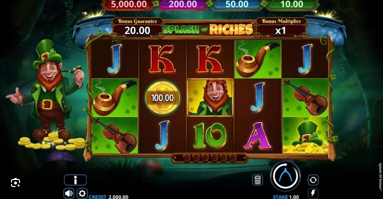 Splash of Riches จากค่าย Microgaming เว็บ slotxo xo