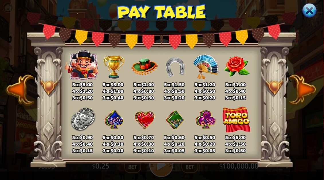 Toro Amigo สล็อต เว็บตรง KA Gaming slotxopg