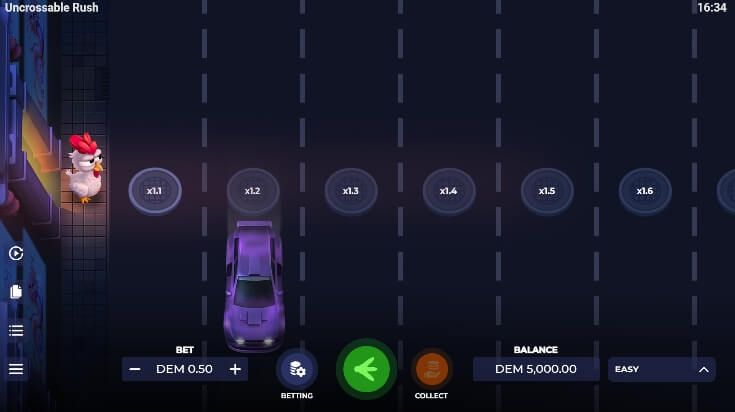 UNCROSSABLE RUSH เกมสล็อต ค่าย EVOPLAY slotxo 777