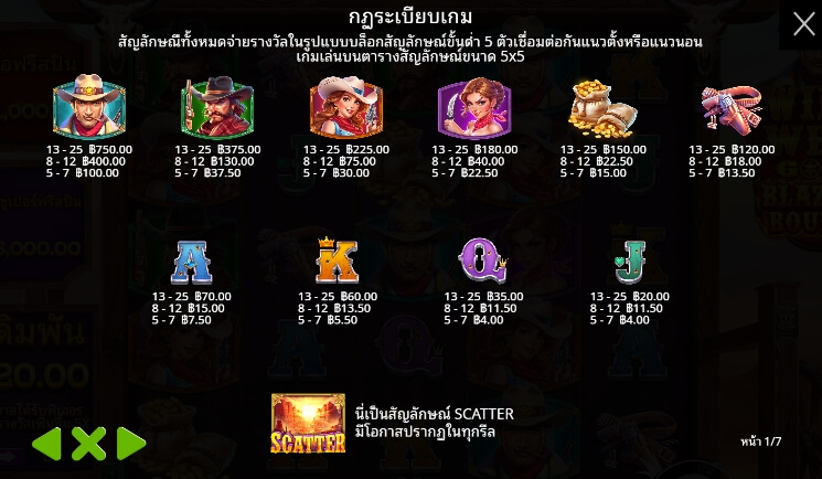 Wild West Gold Blazing Bounty ค่ายเกม Pragmatic Play จากทาง slotxooz1688