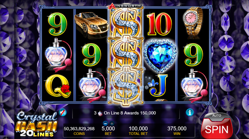 Crystal Cash จากค่าย Microgaming เว็บ SLOTXO168