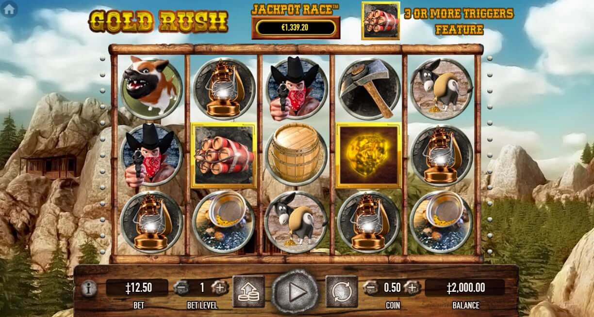 Gold Rush จากค่าย Microgaming เว็บ SLOTXO168