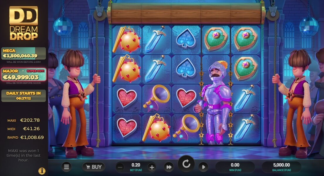 Groovy Knights Dream Drop ค่าย Relax Gaming จากเว็บ slotxo888