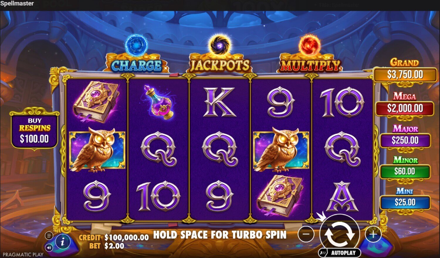 Spellmaster เว็บเกมสล็อต Pramatic Play Slotxo168