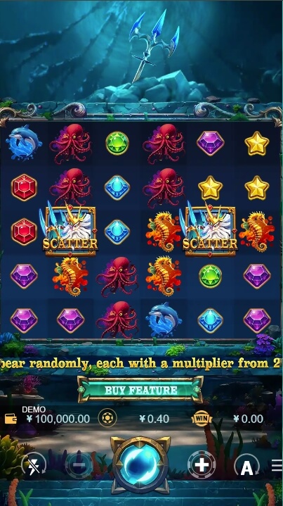 THRONE OF POSEIDON ค่าย 5G Gams จากเว็บ slotxo xo