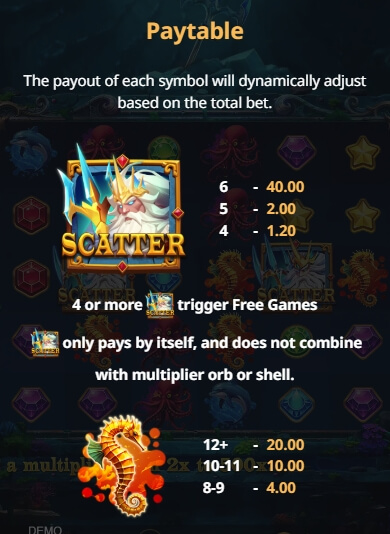 THRONE OF POSEIDON ค่าย 5G Gams จากเว็บ slotxo789